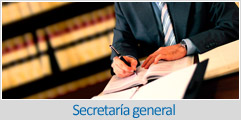 Secretaría general